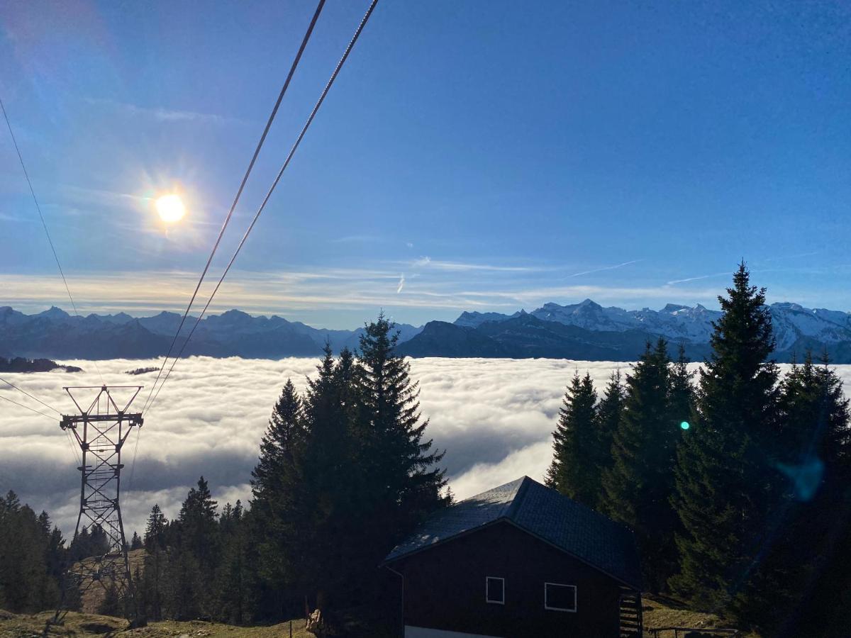 Rigi-Burggeist Alpine Guesthouse Gersau Ngoại thất bức ảnh