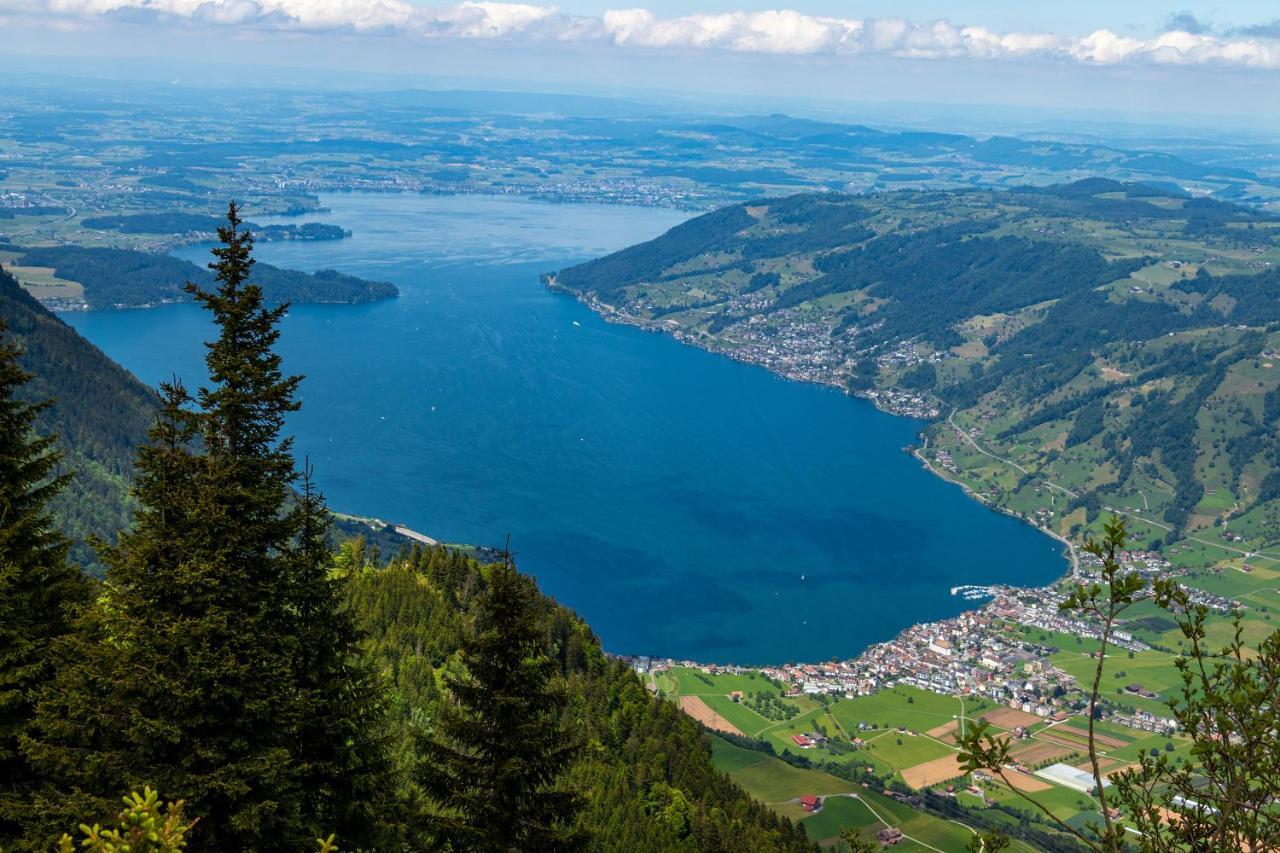 Rigi-Burggeist Alpine Guesthouse Gersau Ngoại thất bức ảnh