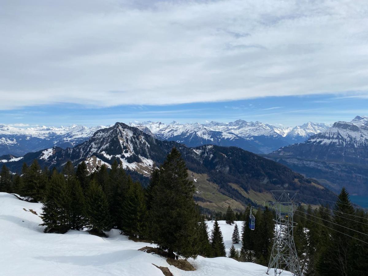 Rigi-Burggeist Alpine Guesthouse Gersau Ngoại thất bức ảnh